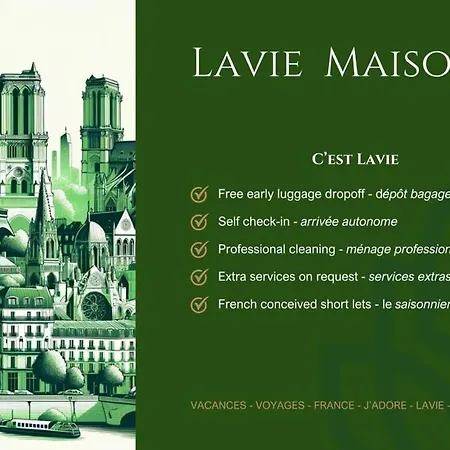 Lavie Maison : A C & Eiffel Tower View