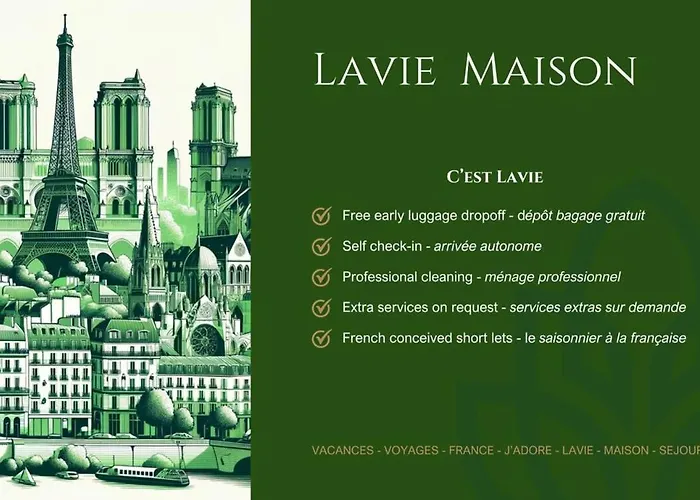 Lavie Maison : A C & Eiffel Tower View